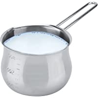 Jeffergrill 1.7pt Leche de acero inoxidable Olla Mantequilla Crema de chocolate Crema de queso Queso Sopa de leche Cazo…